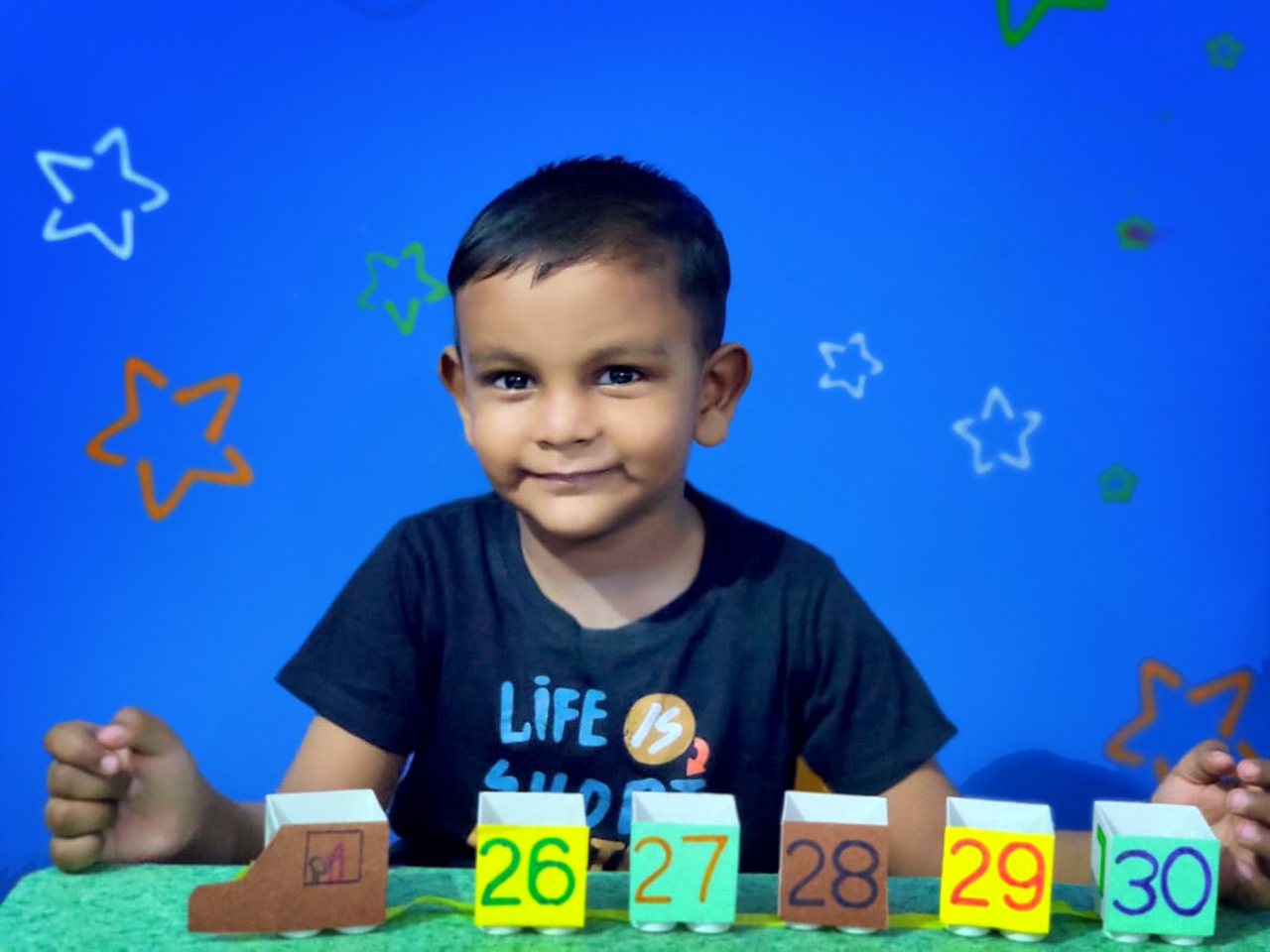 Presidium Dwarka-6, PRESIDIANS STRENGTHEN MATHS SKILLS WITH NUMBER TRAIN ACTIVITY